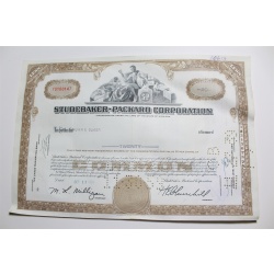 1959 Studebaker-Packard Corporation Stock Certificate 20 Shares Y0188147