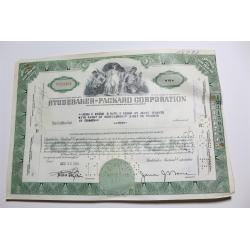 1959 Studebaker-Packard Corporation Stock Certificate 10 Shares P033434