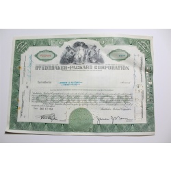 1959 Studebaker-Packard Corporation Stock Certificate 25 Shares P027604