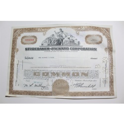 1959 Studebaker-Packard Corporation Stock Certificate 50 Shares Y0182344