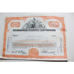 1959 Studebaker-Packard Corporation Stock Certificate 10 Shares P01985