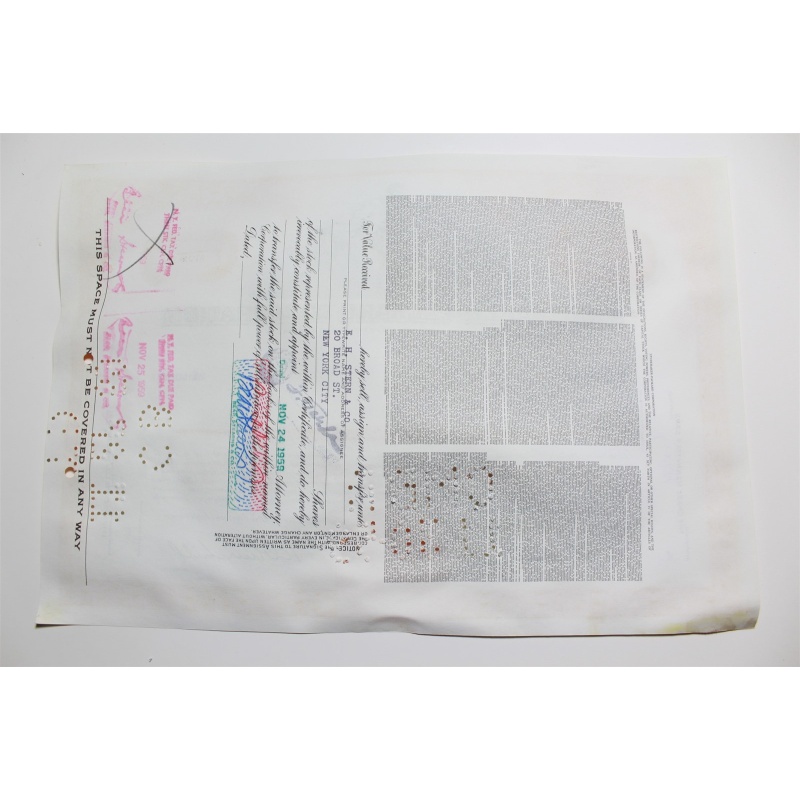 1959 Studebaker-Packard Corporation Stock Certificate 10 Shares P02153