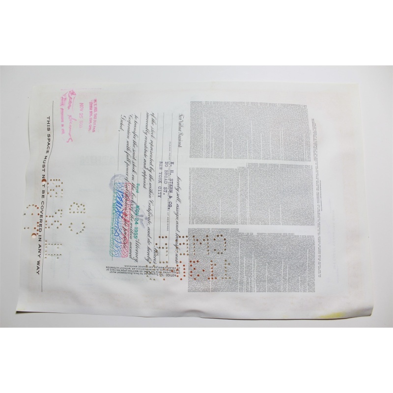 1959 Studebaker-Packard Corporation Stock Certificate 10 Shares P02167