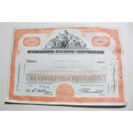 1959 Studebaker-Packard Corporation Stock Certificate 10 Shares P02181