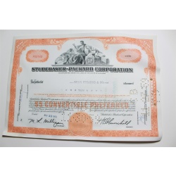 1959 Studebaker-Packard Corporation Stock Certificate 10 Shares P02183