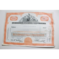 1959 Studebaker-Packard Corporation Stock Certificate 10 Shares P02185
