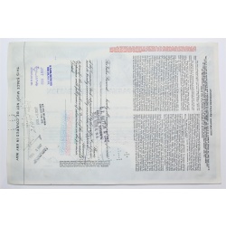 1958 Studebaker-Packard Corporation Stock Certificate - Y155237 - 100 Shares