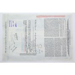 1958 Studebaker-Packard Corporation Stock Certificate - Y155238 - 100 Shares