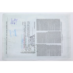 1958 Studebaker-Packard Corporation Stock Certificate - Y196448 - 100 Shares