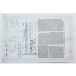 1958 Studebaker-Packard Corporation Stock Certificate - Y189228 - 100 Shares