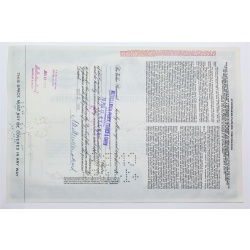 1958 Studebaker-Packard Corporation Stock Certificate - Y163352 - 100 Shares