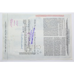 1958 Studebaker-Packard Corporation Stock Certificate - Y161332 - 100 Shares