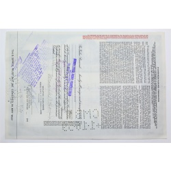 1957 Studebaker-Packard Corporation Stock Certificate - Y92179 - 100 Shares