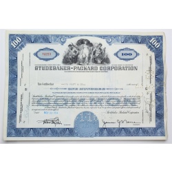 1954 Studebaker-Packard Corporation Stock Certificate - Y4223 - 100 Shares