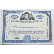 1954 Studebaker-Packard Corporation Stock Certificate - Y10280 - 100 Shares