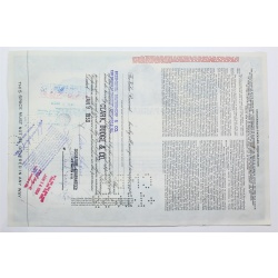 1958 Studebaker-Packard Corporation Stock Certificate - Y146006 - 100 Shares