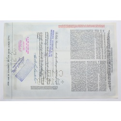 1957 Studebaker-Packard Corporation Stock Certificate - Y94740 - 100 Shares