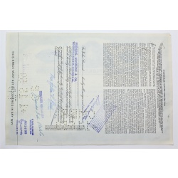 1954 Studebaker-Packard Corporation Stock Certificate - Y27165 - 100 Shares