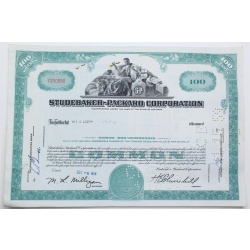 1958 Studebaker-Packard Corporation Stock Certificate - Y200680 - 100 Shares