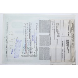 1959 Studebaker-Packard Corporation Stock Certificate - Y206216 - 100 Shares