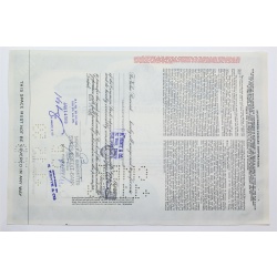 1958 Studebaker-Packard Corporation Stock Certificate - Y160827 - 100 Shares