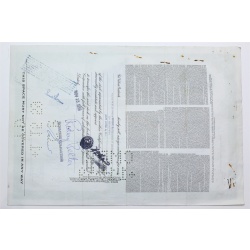 1958 Studebaker-Packard Corporation Stock Certificate - Y185693 - 100 Shares