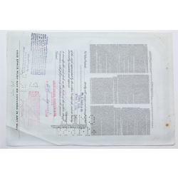 1958 Studebaker-Packard Corporation Stock Certificate - Y189166 - 100 Shares