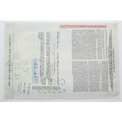 1956 Studebaker-Packard Corporation Stock Certificate - Y86836 - 100 Shares