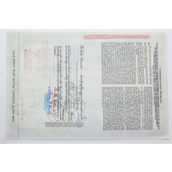 1958 Studebaker-Packard Corporation Stock Certificate - Y168990 - 100 Shares