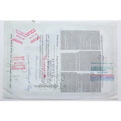 1958 Studebaker-Packard Corporation Stock Certificate - Y189208 - 100 Shares