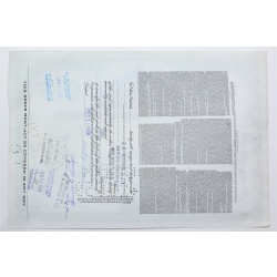 1958 Studebaker-Packard Corporation Stock Certificate - Y198290 - 100 Shares