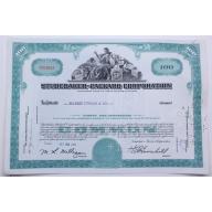 1958 Studebaker-Packard Corporation Stock Certificate - Y204683 - 100 Shares