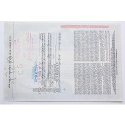 1958 Studebaker-Packard Corporation Stock Certificate - Y166168 - 100 Shares