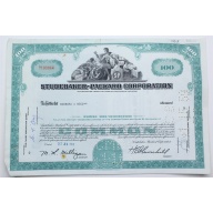1958 Studebaker-Packard Corporation Stock Certificate - Y190864 - 100 Shares