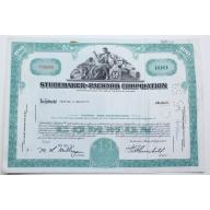 1958 Studebaker-Packard Corporation Stock Certificate - Y196880 - 100 Shares