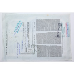 1958 Studebaker-Packard Corporation Stock Certificate - Y196880 - 100 Shares