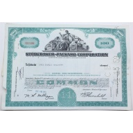 1958 Studebaker-Packard Corporation Stock Certificate - Y201896 - 100 Shares