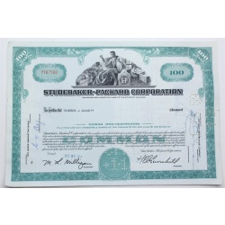 1958 Studebaker-Packard Corporation Stock Certificate - Y187193 - 100 Shares
