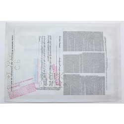 1959 Studebaker-Packard Corporation Stock Certificate - Y0160273 - 25 Shares