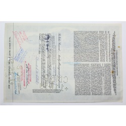 1955 Studebaker-Packard Corporation Stock Certificate - P039621 - 4 Shares