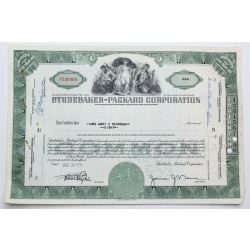 1954 Studebaker-Packard Corporation Stock Certificate - P038009 - 8 Shares