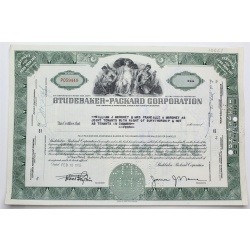 1955 Studebaker-Packard Corporation Stock Certificate - P059449 - 4 Shares