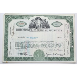 1955 Studebaker-Packard Corporation Stock Certificate - P046099 - 20 Shares