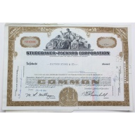 1959 Studebaker-Packard Corporation Stock Certificate - Y0160495 - 10 Shares
