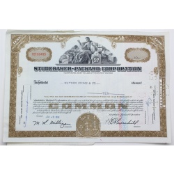 1959 Studebaker-Packard Corporation Stock Certificate - Y0160495 - 10 Shares