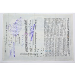 1956 Studebaker-Packard Corporation Stock Certificate - Y074251 - 5 Shares