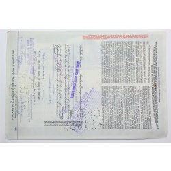 1958 Studebaker-Packard Corporation Stock Certificate - Y0137755 - 30 Shares