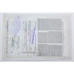 1958 Studebaker-Packard Corporation Stock Certificate - Y0156784 - 10 Shares