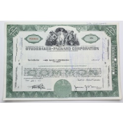1955 Studebaker-Packard Corporation Stock Certificate - P039818 - 5 Shares