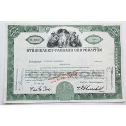 1958 Studebaker-Packard Corporation Stock Certificate - Y0140925 - 70 Shares